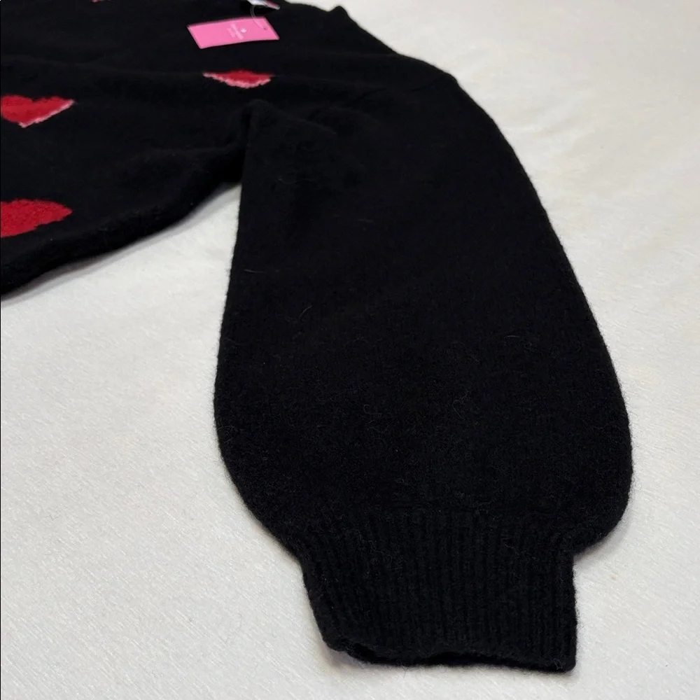 Kate Spade Heart Pop Wool blend Knit Sweater - Style K6671
